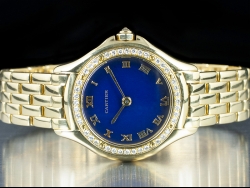 Картье (Cartier) Cougar Figaro Lady Gold Diamonds WF8008B9 